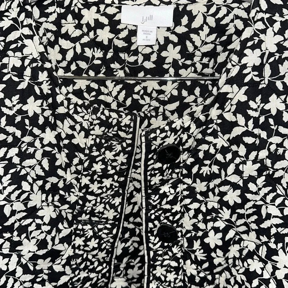 J. Jill Quilted Puffer Floral Blazer Size Small P - Picture 7 of 7